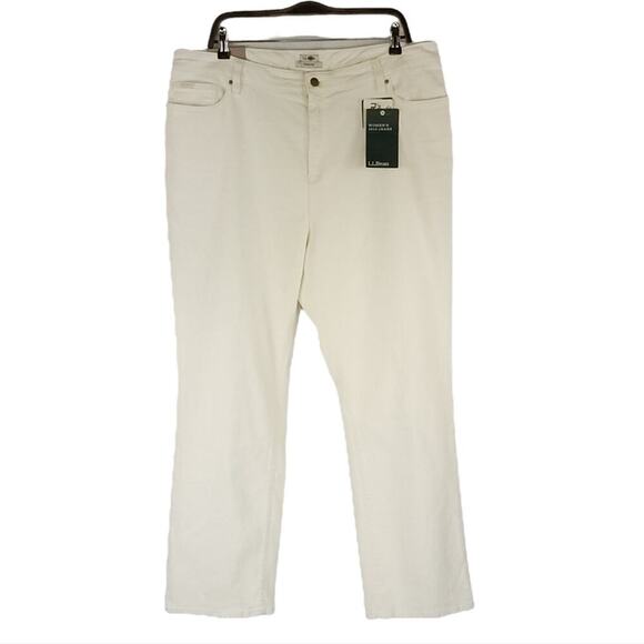 L.L. Bean Denim - L.L. Bean 1912 Classic Fit Straight Leg Jeans in Sea Salt
